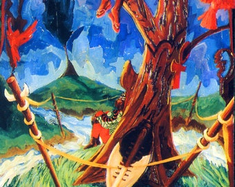 At Peace in the Land of My Ancestors 8" x 10"