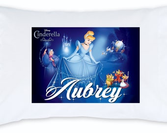 Cinderella personalized pillowcases