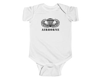 Parachutiste aéroporté - Body, cadeau parachutiste, parachutiste aéroporté