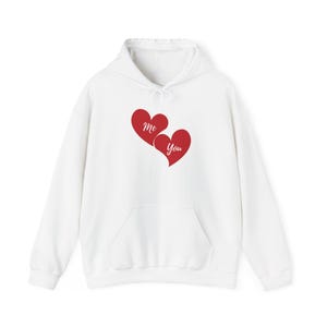 Moletom com capuz unissex Me & You Valentines Day Heavy Blend™