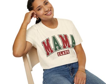 T-shirt souple unisexe de Noël, chemise des fêtes, vêtements d'hiver de Noël, t-shirt de Noël festif, tenue de fête de Noël