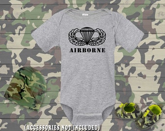Paratrooper Airborne - Bodysuit, Paratrooper Gift, Airborne Paratrooper Shirt