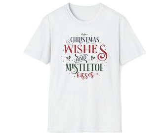 Christmas Unisex Softstyle T-Shirt, Christmas Shirt, Xmas Tee, Christmas Apparel, Cute Christmas Shirt, Christmas Gift,Woman Christmas Shirt