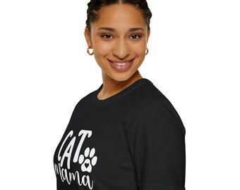 Cat Mama Unisex Softstyle T-Shirt