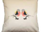 Two Little Birds Printed Cushions