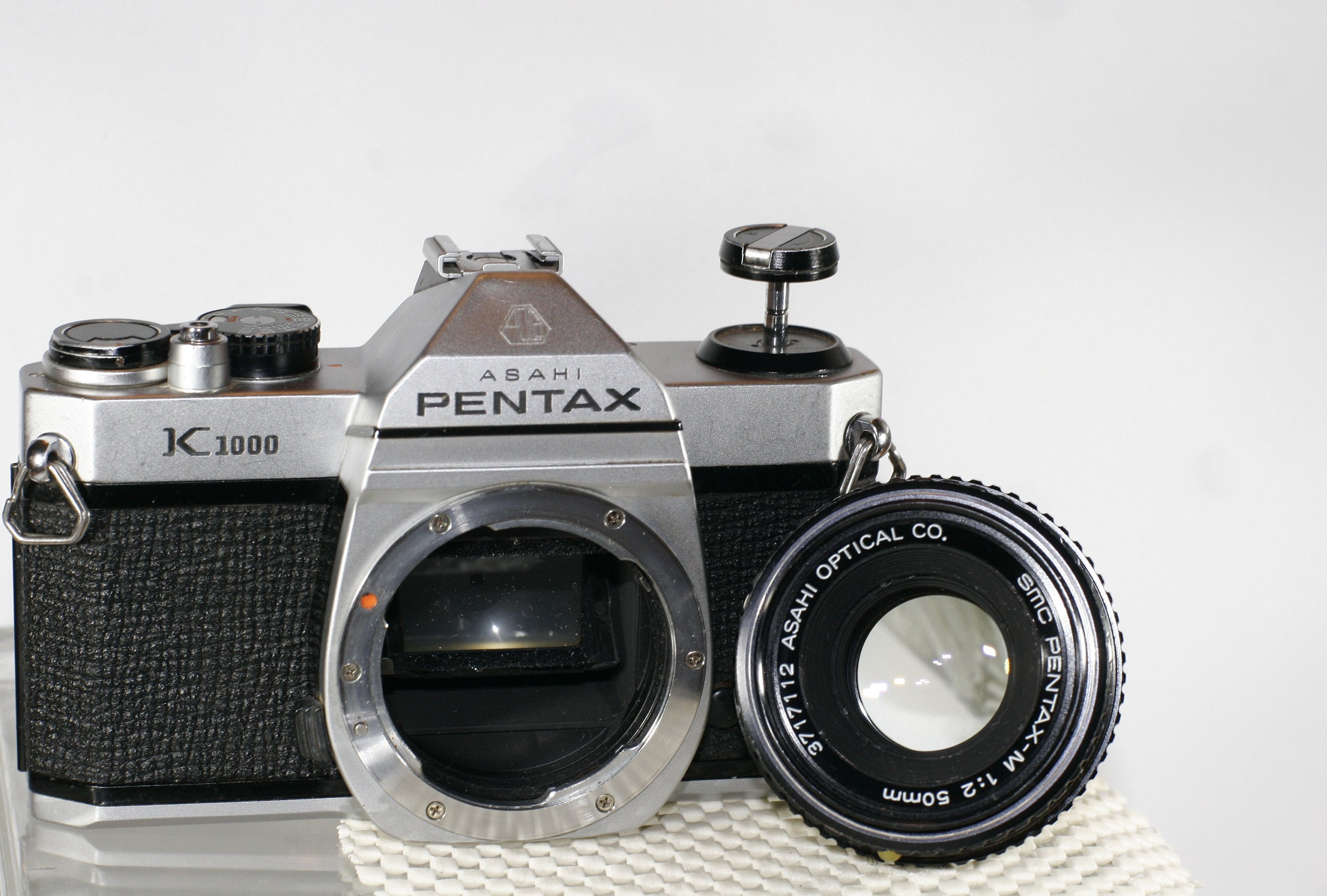 Asahi Pentax K1000 Camera and Lenses Beautiful Etsy