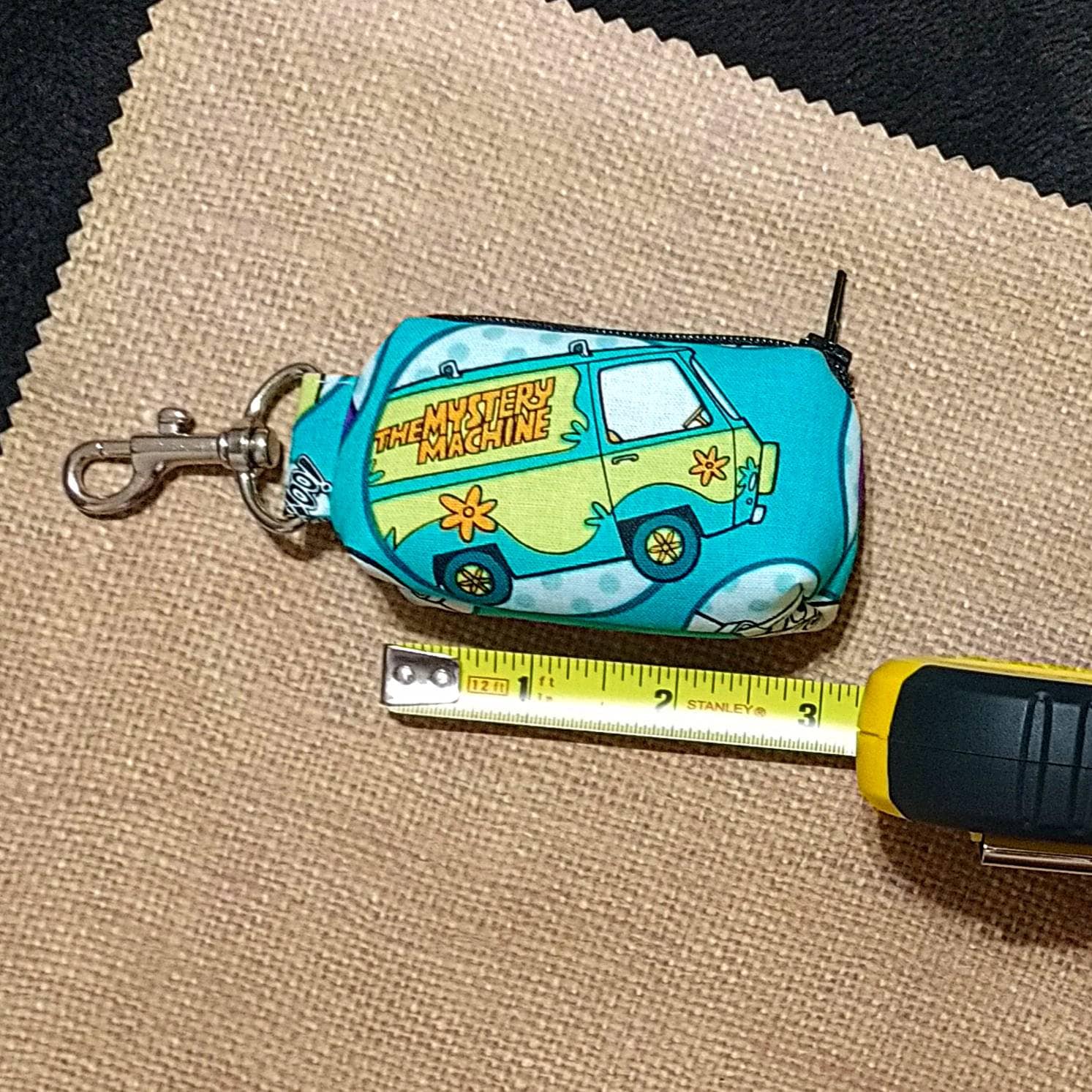 Tiny Zipper Pouch Keychain for Earbuds Quarters Rings or USB Etsy