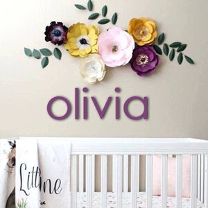Wooden Letters, Unconnected Names, Painted Letter, Bedroom Decor, Nursery Decor, Kids Room, Wall Art, Wall Hanging