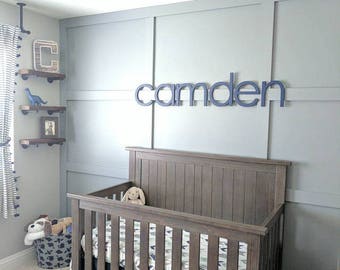 alphabet nursery decor