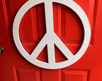 Peace sign wall art,Wooden peace sign,Peace and love sign,Peace sign wall decor,Hippie wall sign,Wood peace sign