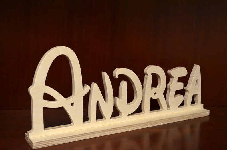 Wooden Name Sign Baby Name Plaque Personalized Wooden Names Etsy