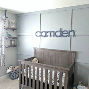 wooden letters for nursery wall