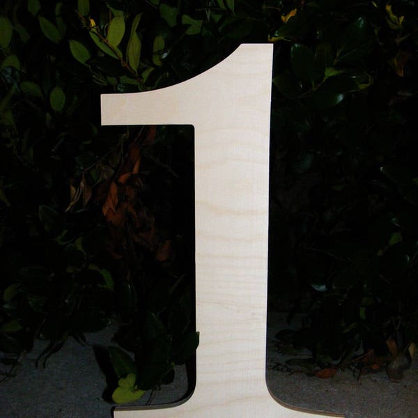 14" Birthday Large wooden number- Photography prop- DIY- Large