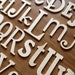Unfinished Wooden Alphabet Set - Wooden Letter- Alphabet Wall - DIY ...