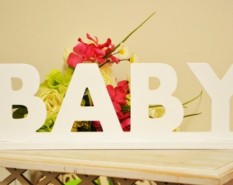 Wooden sign BABY Name Plaque Large Personalized nursery name nursery decor wooden wall art
