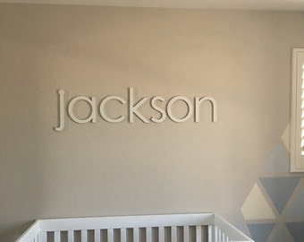 10" Nursery Wall Letters - Nursery Decor - Wooden Letters Wall Hanging - Wall Art Decor - Custom Wooden name