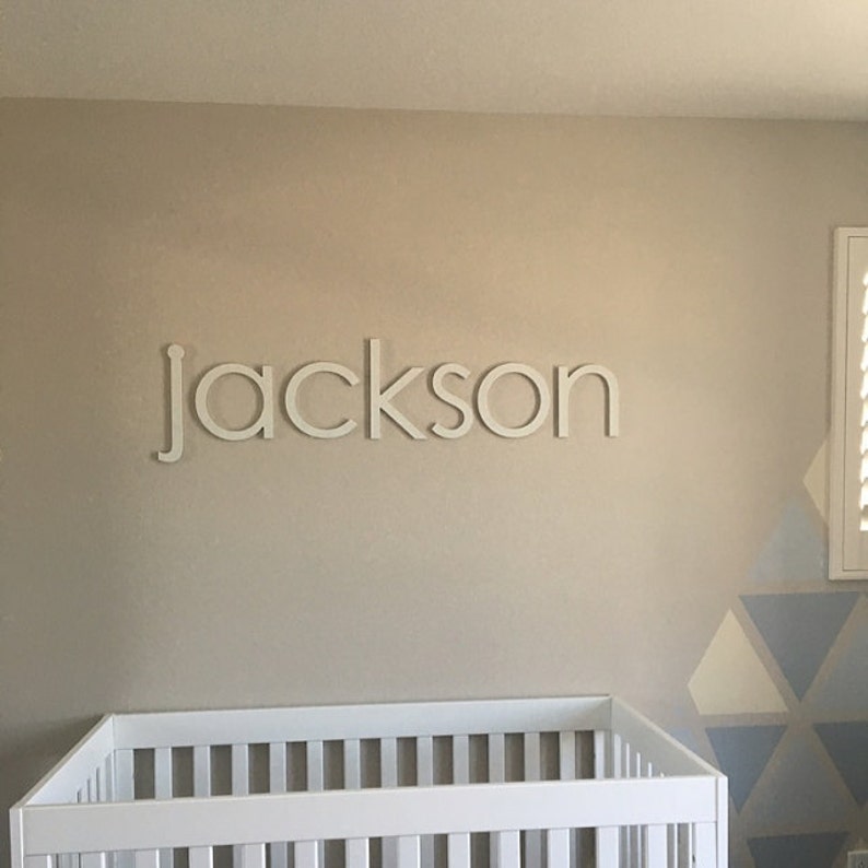 10 Nursery Wall Letters Nursery Decor Wooden Letters Etsy