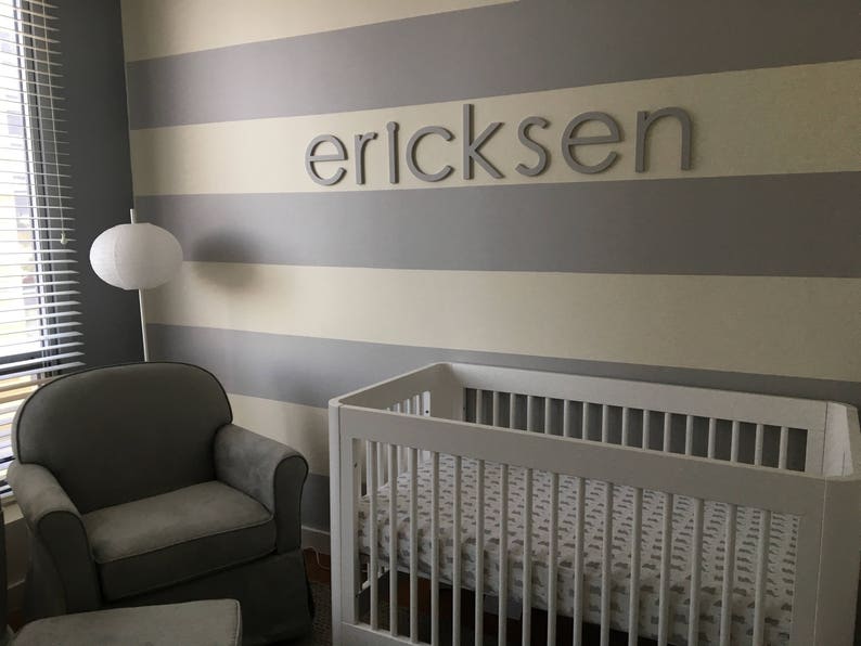 Painted Wooden Letters for Wall Custom Wooden Name Sign Etsy