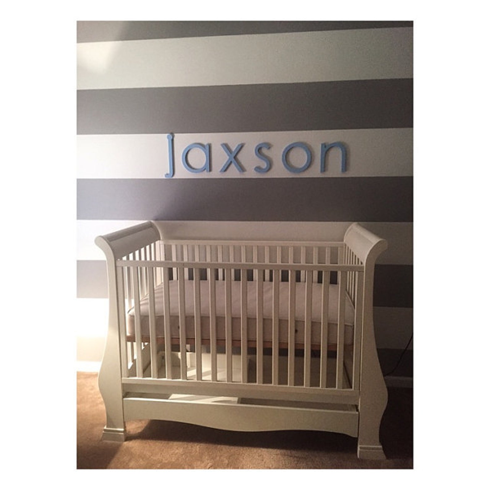 10 Nursery Wall Letters Nursery Decor Wooden Letters Etsy