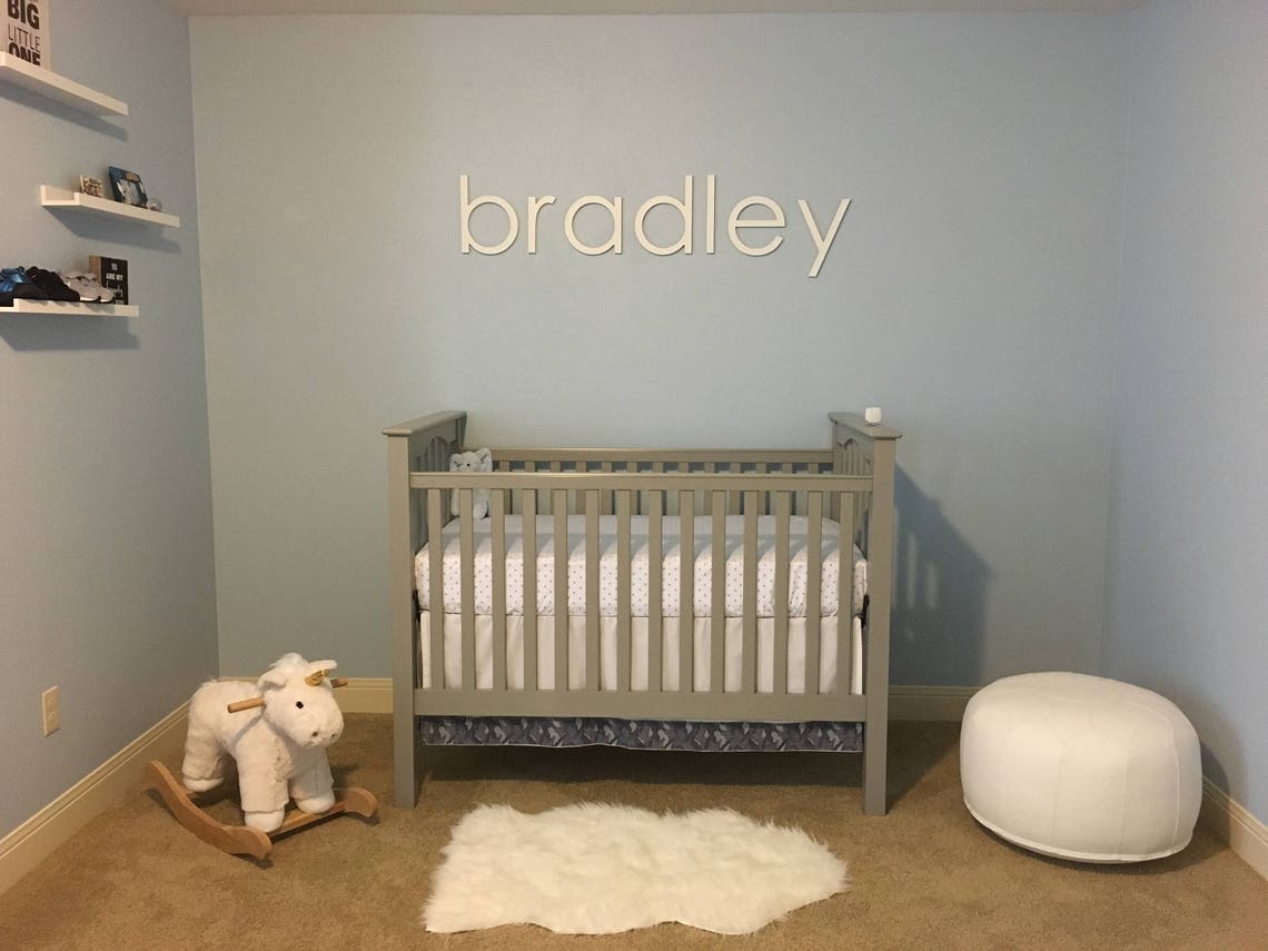 10 Nursery Wall Letters Nursery Decor Wooden Letters Etsy