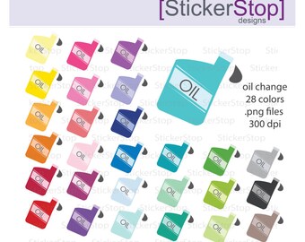 Troca de Óleo Clipart 28 cores, PNG Clipart Digital - Download instantâneo - automóvel, carro, manutenção, rastreamento
