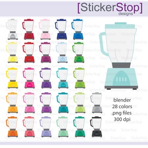 Blender Digital Clipart Instant download PNG files image 1