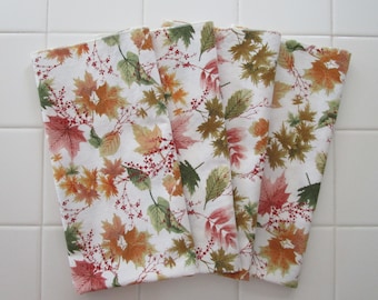 Napkins Autumn Leaves Large Cloth Dinner Napkins  Thanksgiving decor Watercolor Autumn Colors Table Linens Hostess Gift Thanksgiving 2026