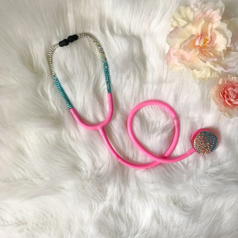pink sparkly stethoscope