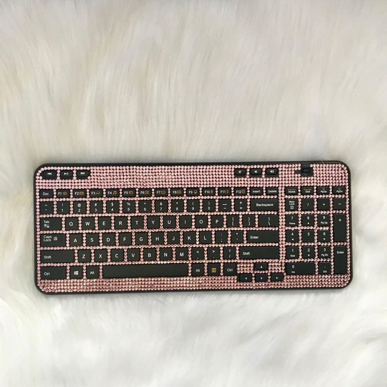 Bling Keyboard Crystal Computer Office Accessories Image 0