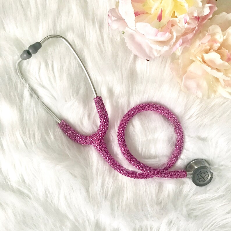 pink sparkly stethoscope