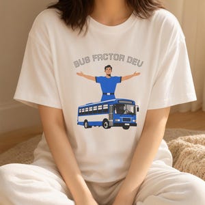 Funny Programmer Shirt, Software Developer Gift for Coworker, Bus Factor Dev T-Shirt