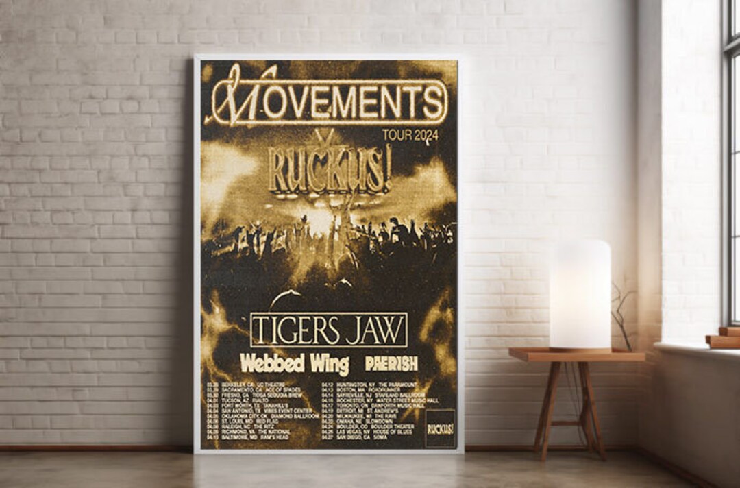 Ruckus Tour 2024 Poster Etsy