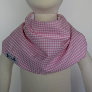 Biscuit Bib Palm Beach Pink Gingham main image 1