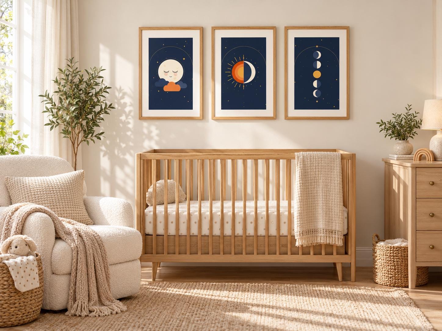 Celestial wall art set housewarming gift printable Celestial wall art set housewarming gift printable