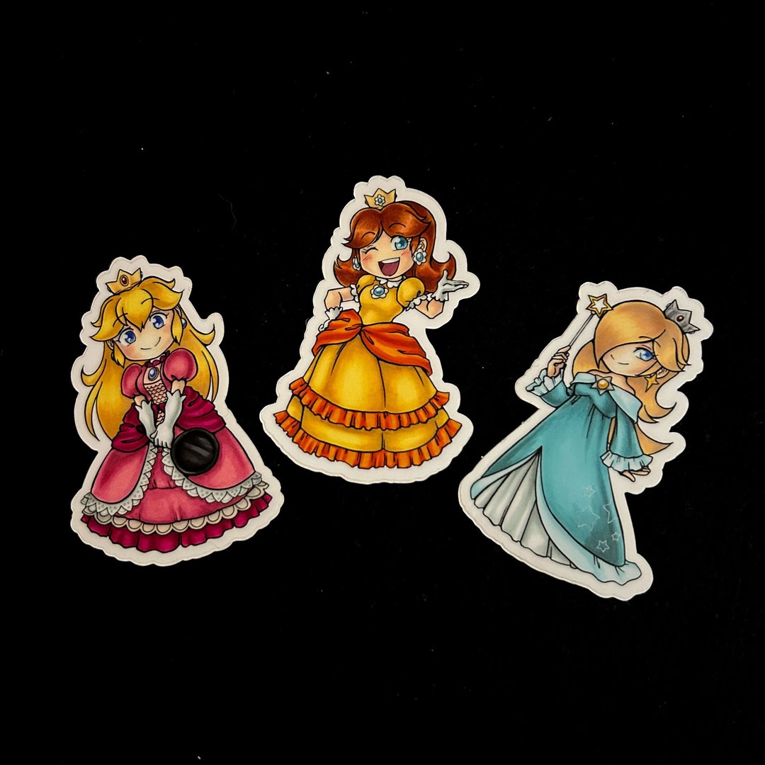 Princess Sticker Set ALL 3 STICKERS 3 Vinyl Stickers - Etsy