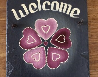 Set Shamrock and Valentines, Slate sign Shamrock, Slate Valentines, Personalized valentines, personalized shamrock set, Slate set