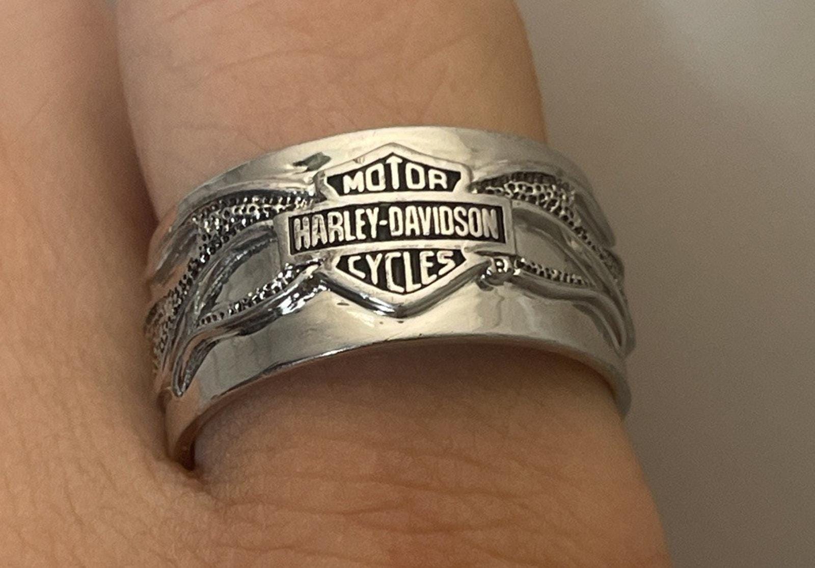 Harley Davidson Ring Vintage - Etsy