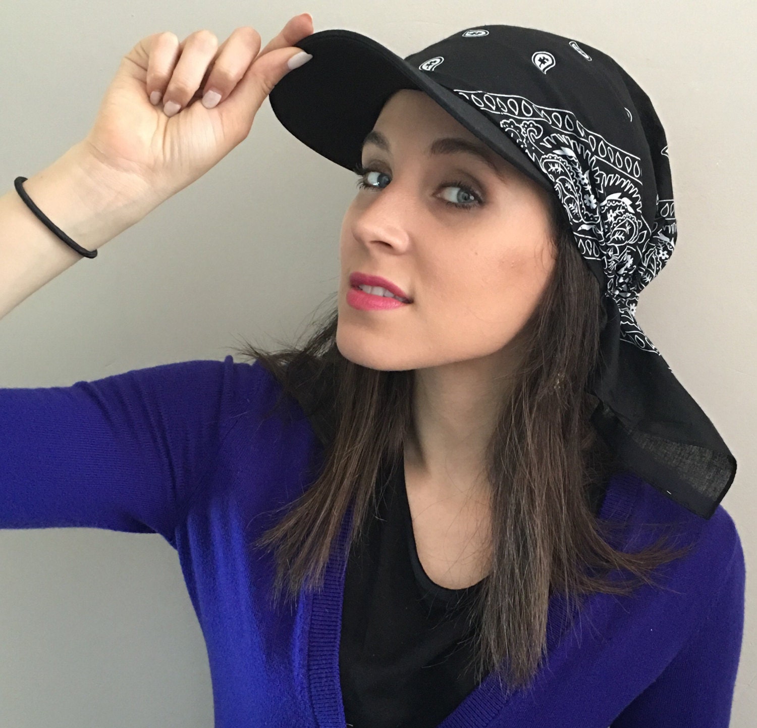 sun protection cap scarf