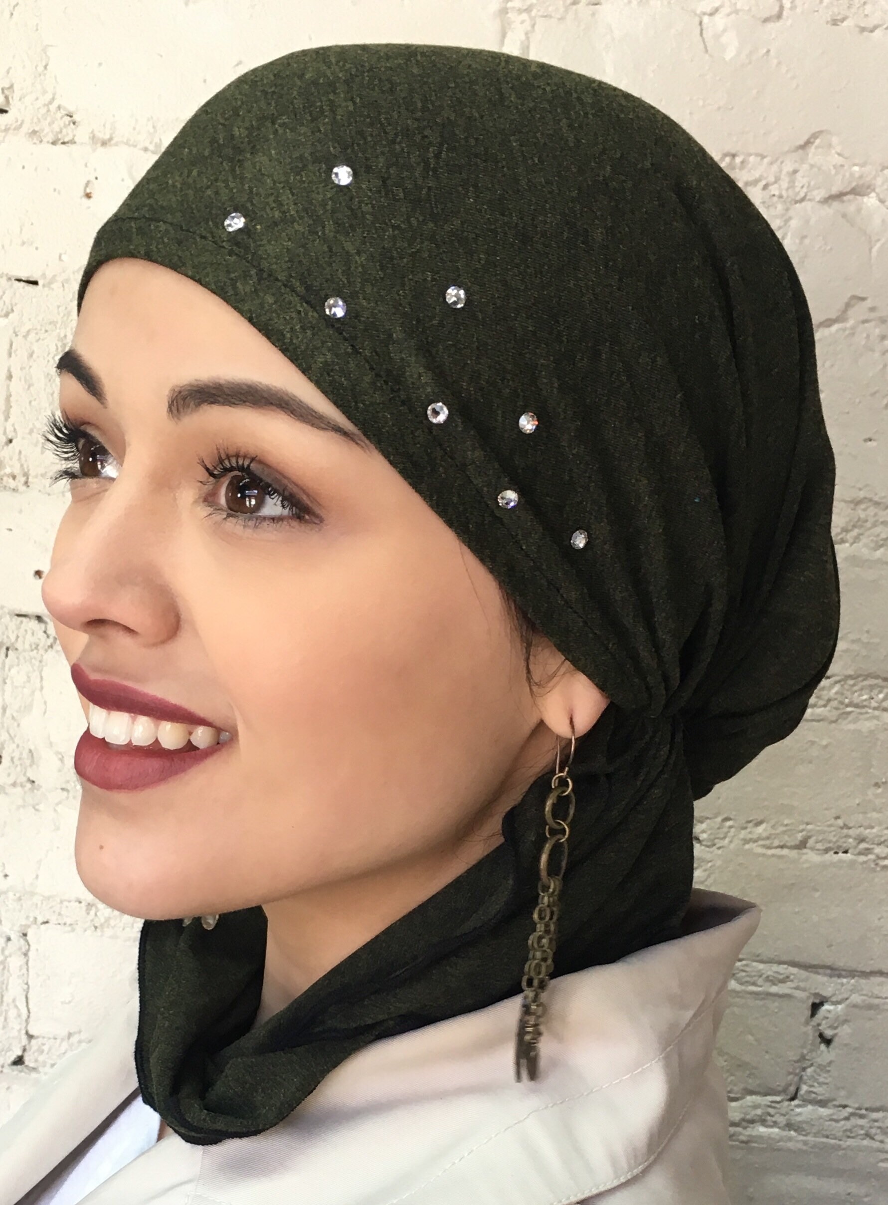 Bandana Head Scarf Tie Back Cap to 