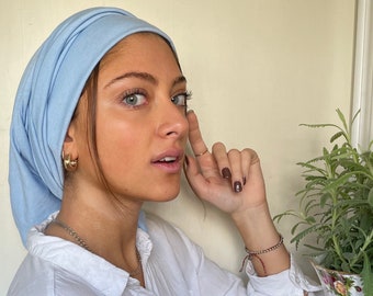 Head Scarf For Hair Wrapping | To Cover Conceal Hair | Cotton Wrap Around | Durag Head Covering For Women | Made in USA