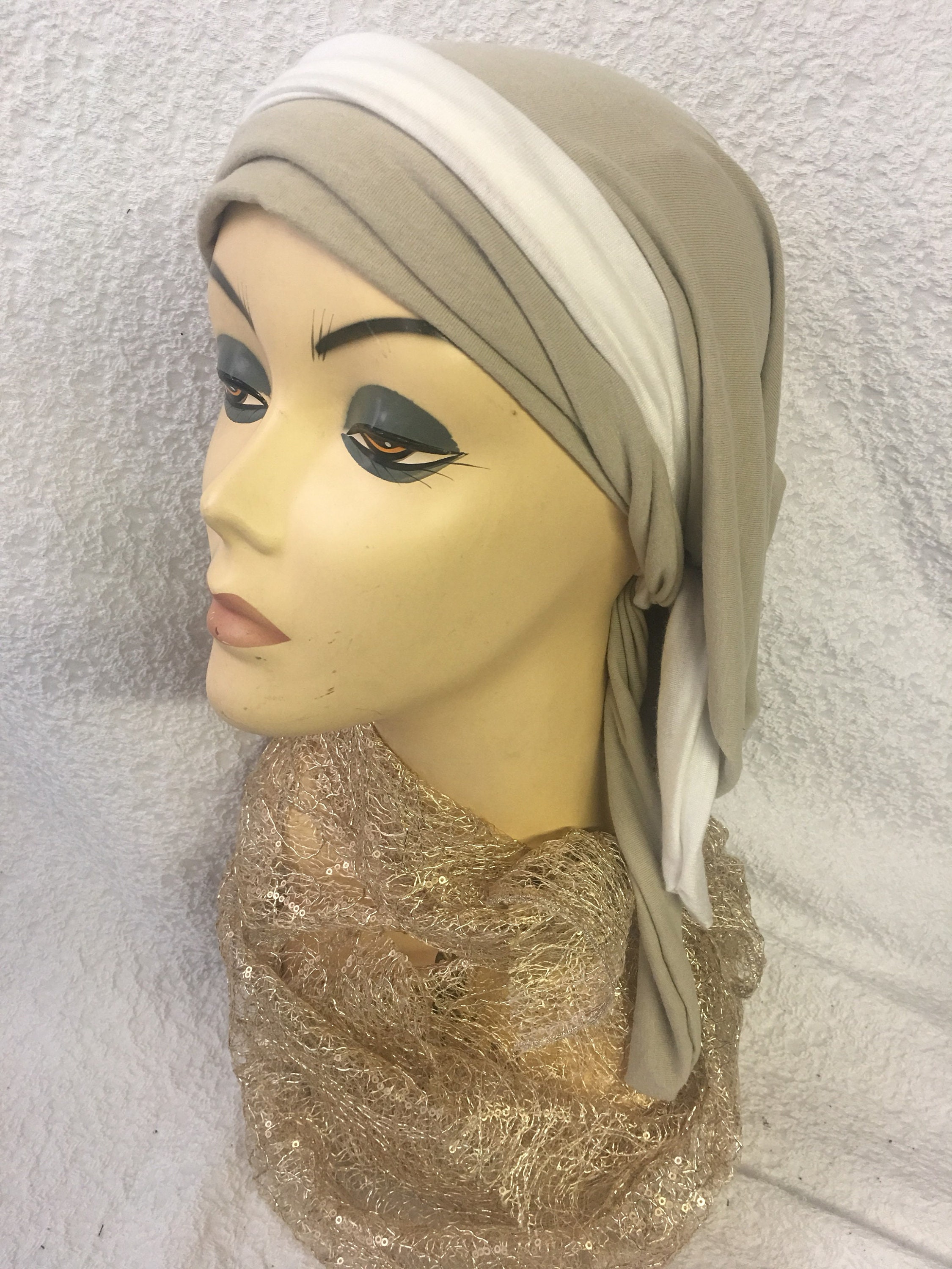 To Cover Your Head Lightweight Soft Wrap Around Head Scarf For Etsy