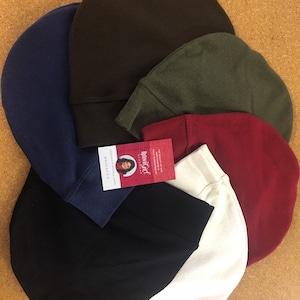 Eco Friendly Organic Cotton Hat | Breathable Head Cap That Conceals & Covers Hair | 100% American Cotton | Tagless Clothing | Made in USA