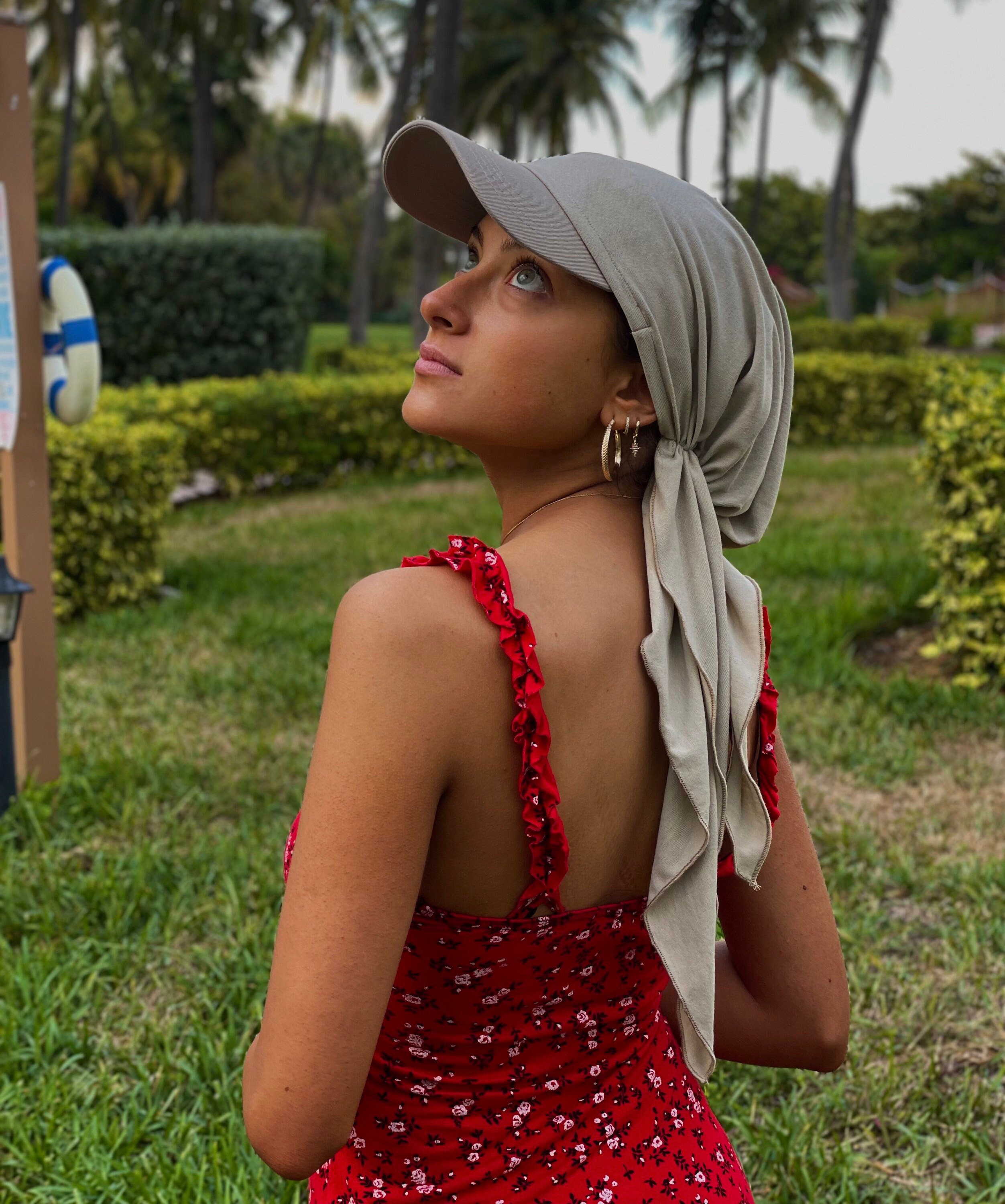 Head Covering Brim Hat Sun Visor Head 