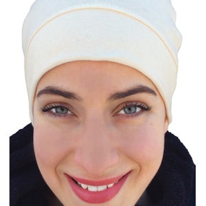Organic Cotton Hat Eco Friendly For Nurse Doctor | Head Covering For Chemo | Sleeping Night Cap For Cancer Patient | Fashion Hat Made in USA