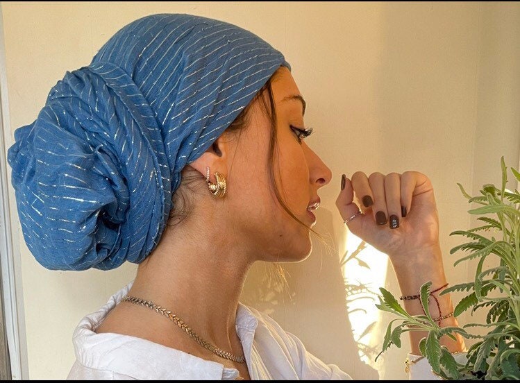Cover Tie Back Head Scarf Cap 
