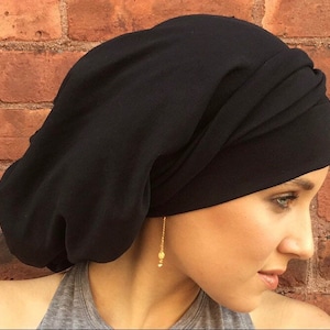 Yoga Hair Cover | Head Scarf For Women | Fashion Hair Wrap | Scarf To Conceal Hair |  Adjustable Hijab Snood Tichel Turban | Made in USA