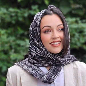 Modern Neck Scarf | Modern Fashion Elegant Pretty Hair Wrap Headband Fashion Rectangle Head Scarf For Girls and Women | Made in USA