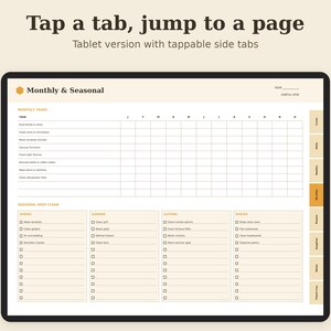 Cleaning Schedule Printable, House Chore Checklist, Weekly Home Planner PDF, Letter A4 A5 GoodNotes zdjęcie 4
