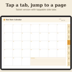 Bill Payment Tracker Printable, Due Date Checklist, Expense Log PDF, Letter A4 A5 GoodNotes image 4
