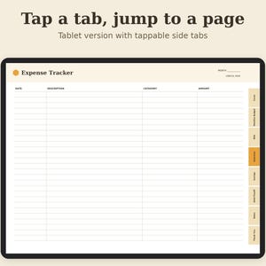 Monthly Budget Planner Printable, Expense Tracker, Bill Organizer, Savings PDF, Letter A4 A5 GoodNotes image 4
